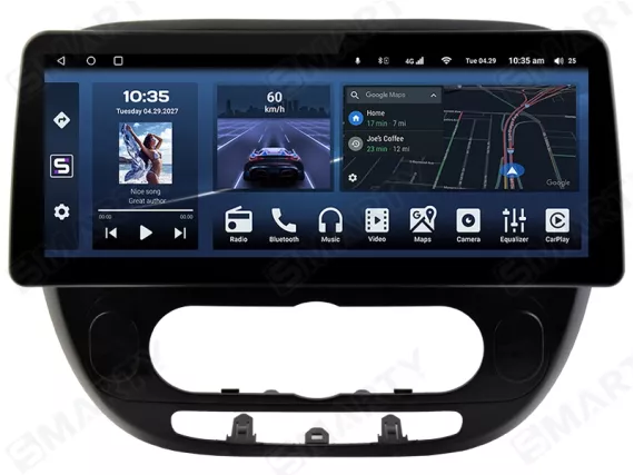 Магнітола для KIA Soul 2 Gen (2014-2019) - 12.3 дюйми Андроїд CarPlay