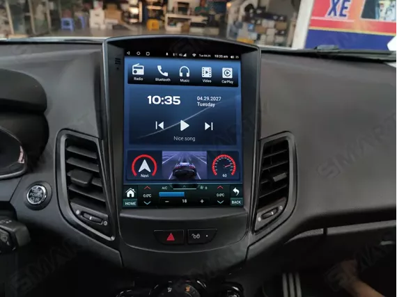 Магнітола для Ford Fiesta 7 Gen (2009-2019) Тесла Андроїд CarPlay