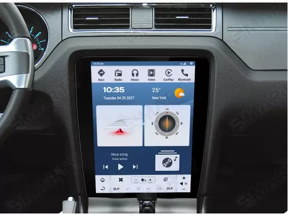 Магнитола для Ford Mustang (2010-2014) Тесла Андроид CarPlay