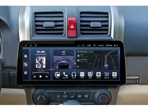 Магнітола для Honda CR-V 3 Gen (2006-2012) - 12.3 дюйми Андроїд CarPlay