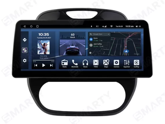 Магнітола для Renault Captur (2013-2019) - 12.3 дюйми Андроїд CarPlay