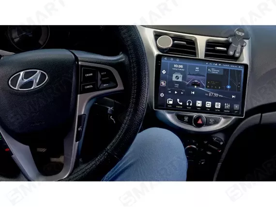 Магнитола для Hyundai Accent/Solaris/Verna/i25 (2010-2017) Андроид CarPlay