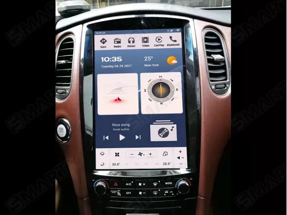 nfiniti EX25/30/35/37 (2007-2017) installed Android Car Radio