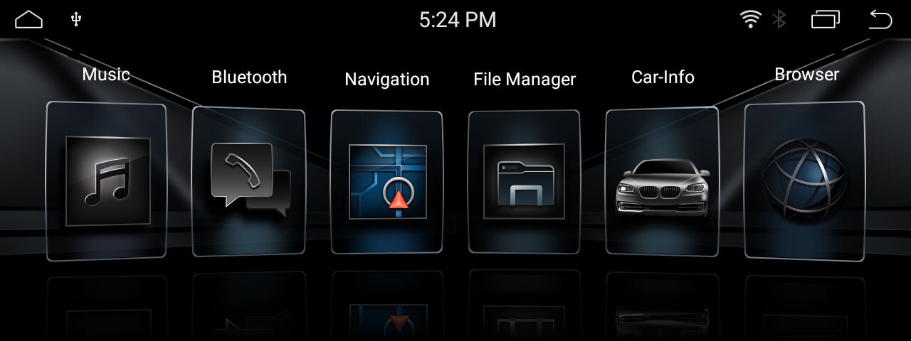 Домашний экран BMW ID7 NBT EVO