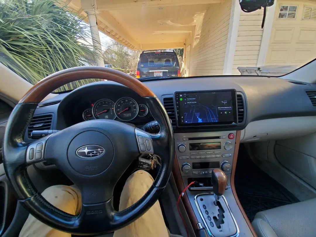 Subaru Outback 2008 Android head unit installation