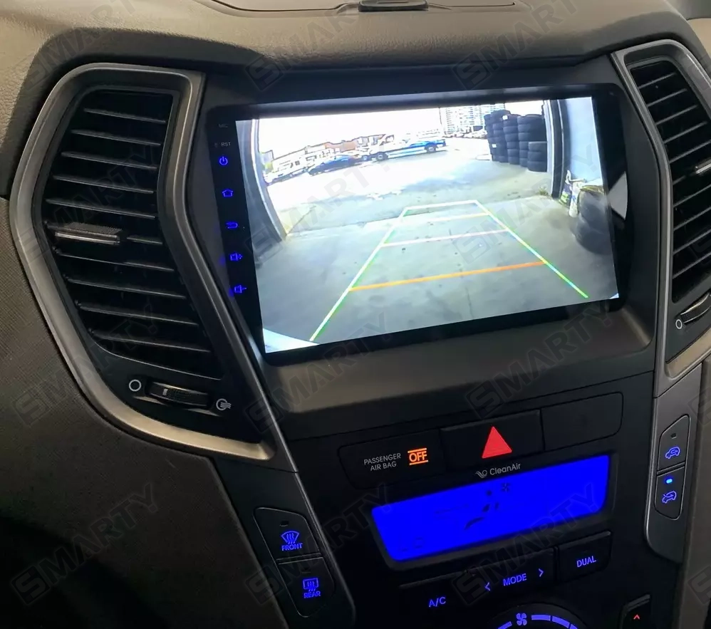 Hyundai Santa Fe 2013 Android head unit installation