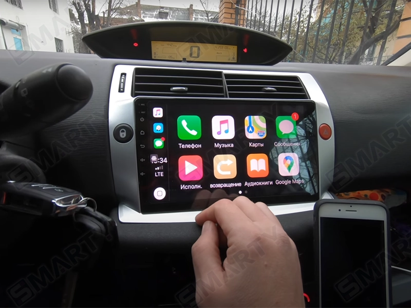 Citroen C4 / C-Quatre (2004-2009) installed Android head unit