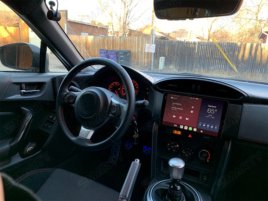 Toyota GT86 / Scion FR-S / Subaru BRZ (2012-2021) installed Android head unit