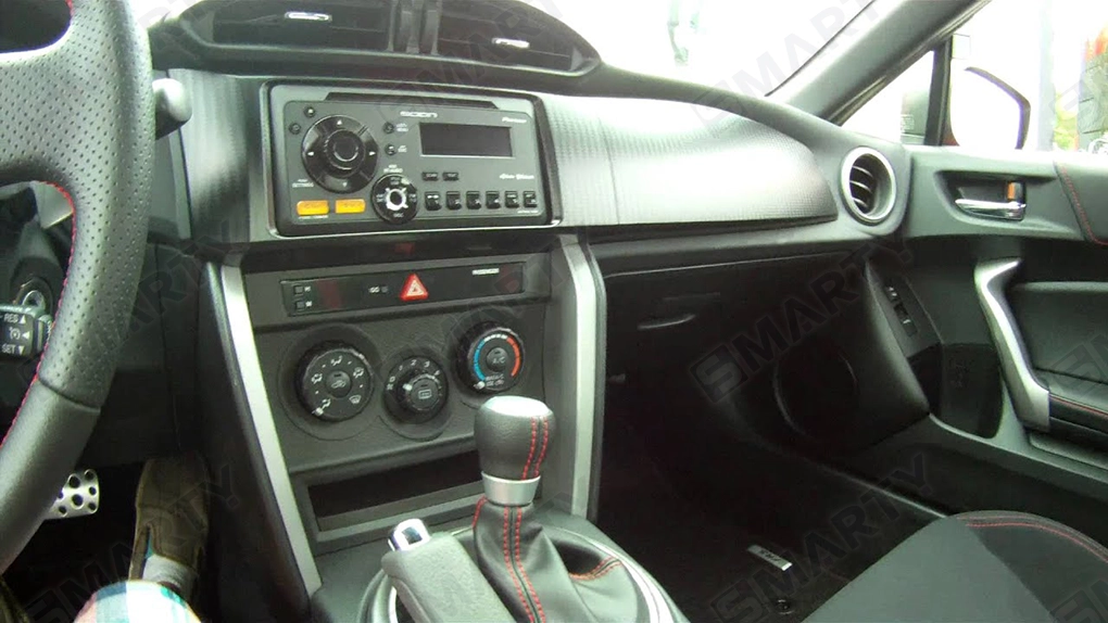 Toyota GT86 / Scion FR-S / Subaru BRZ (2012-2021) installed Android head unit