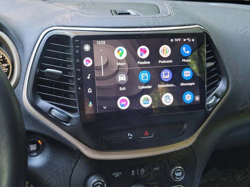 Jeep Cherokee (2020) installed Android head unit