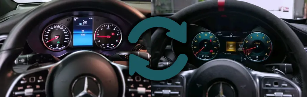Digital Instrument Cluster Mercedes-Benz