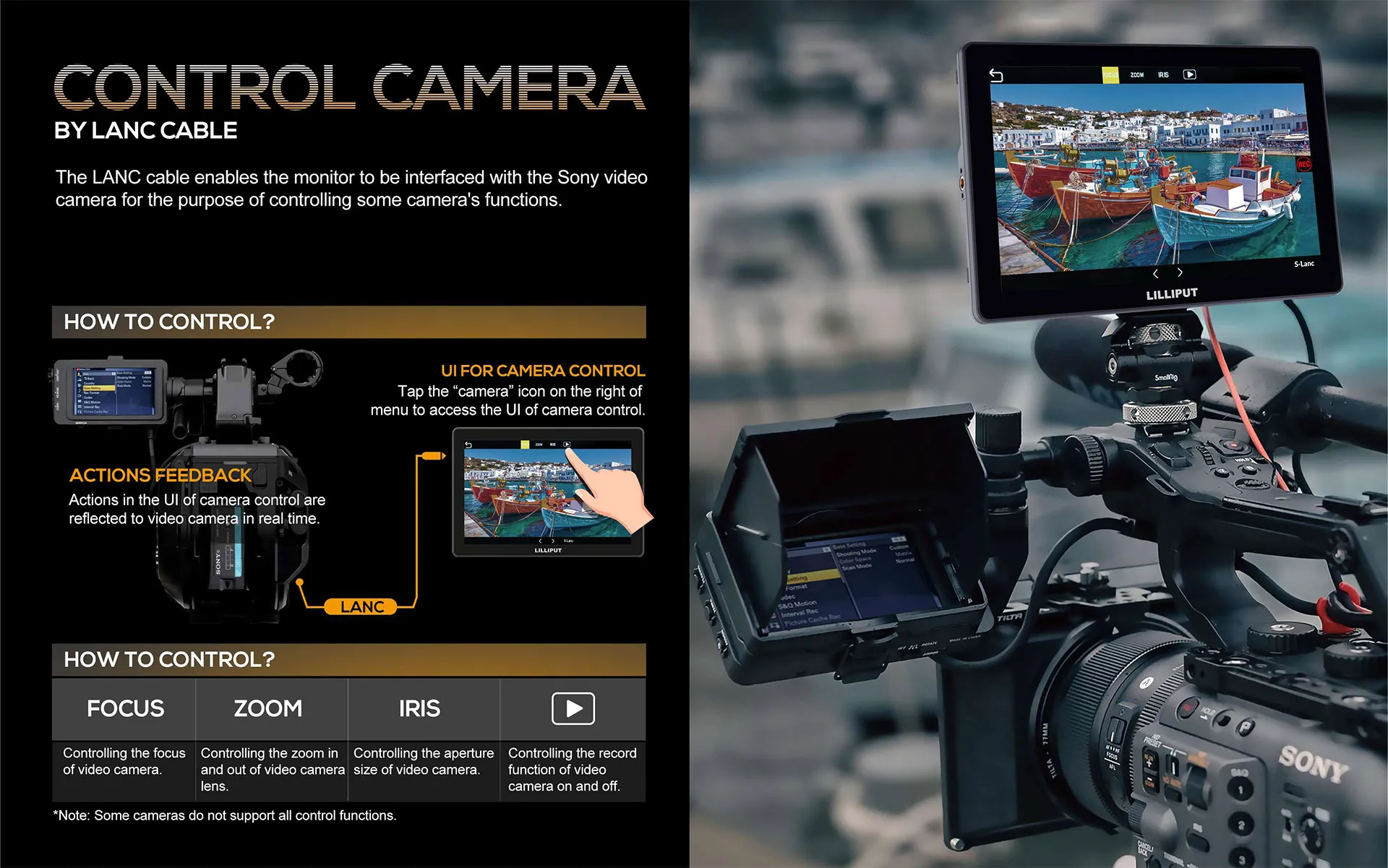 10.1 inch 1500nits 3G-SDI Touch Camera Control Monitor