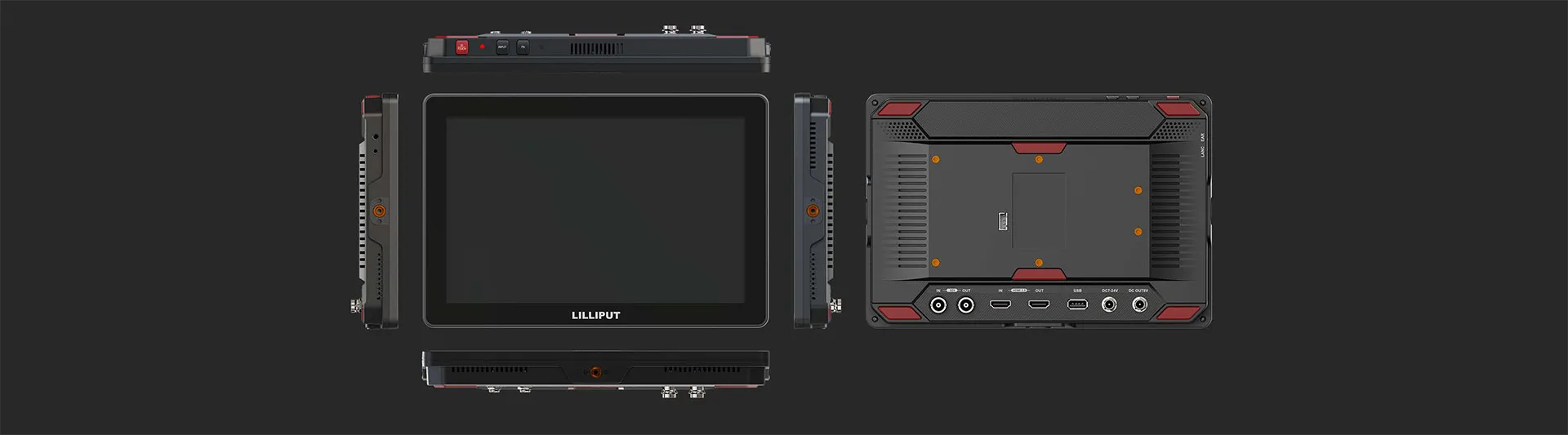 10.1 inch 1500nits 3G-SDI Touch Camera Control Monitor