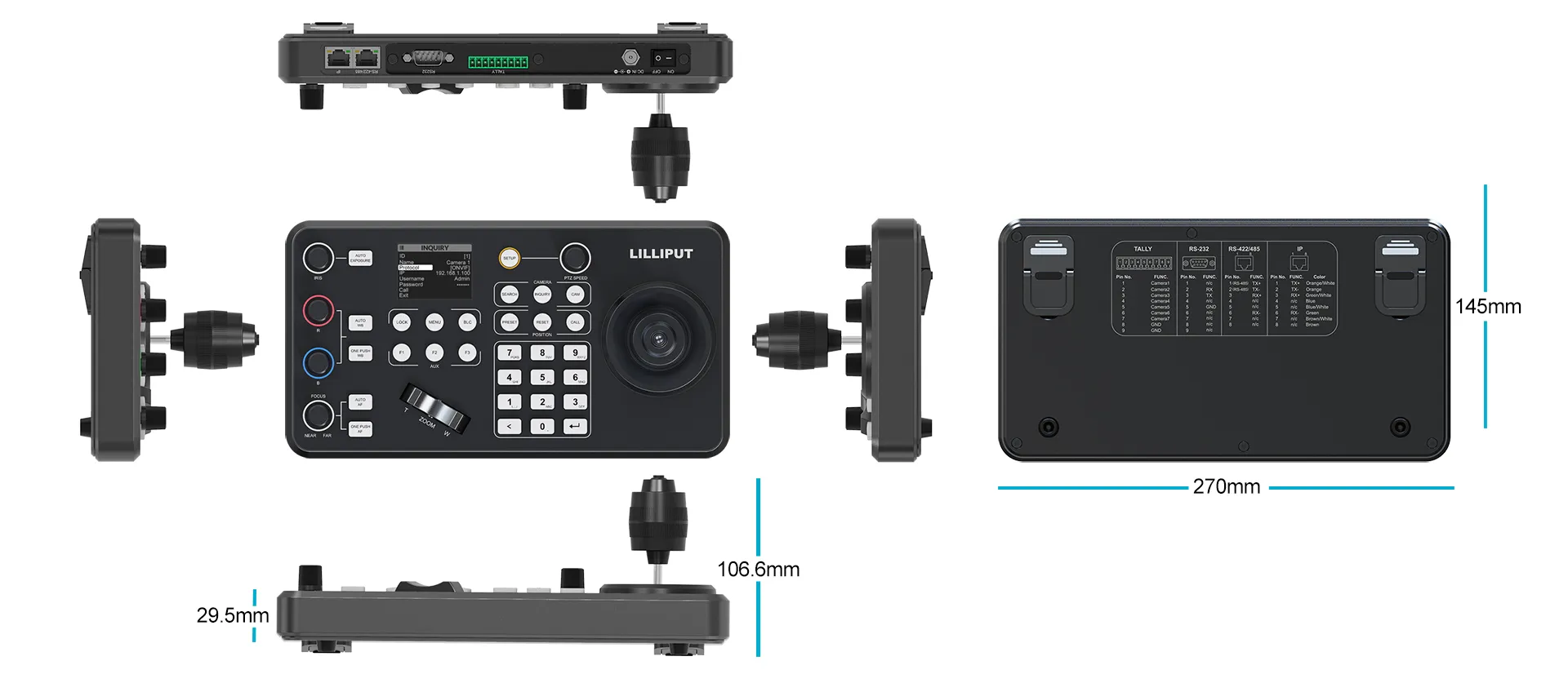 Lilliput K1 - PTZ Camera Joystick Controller