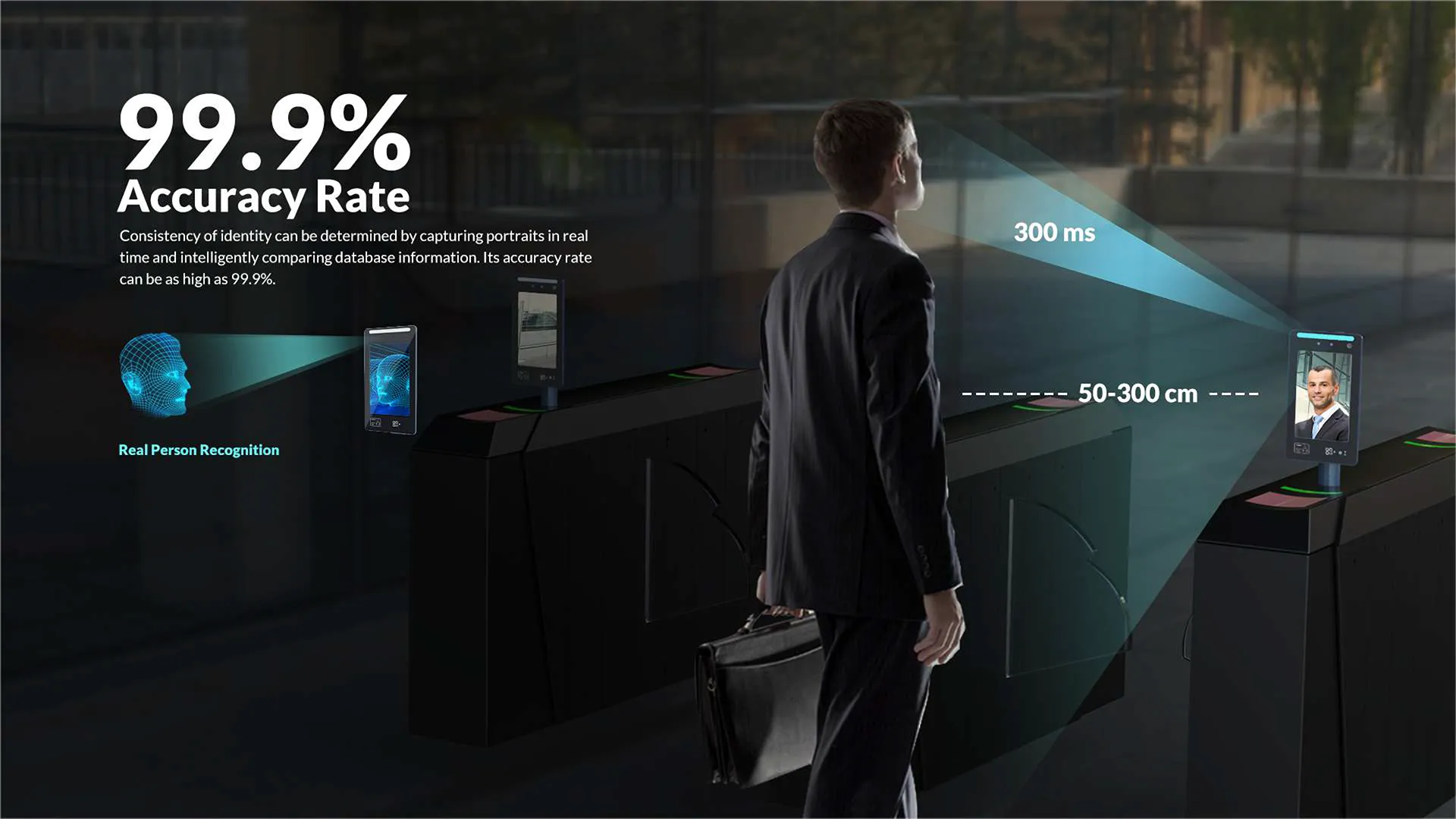 8″ AI Face Recognition Measurement Terminal