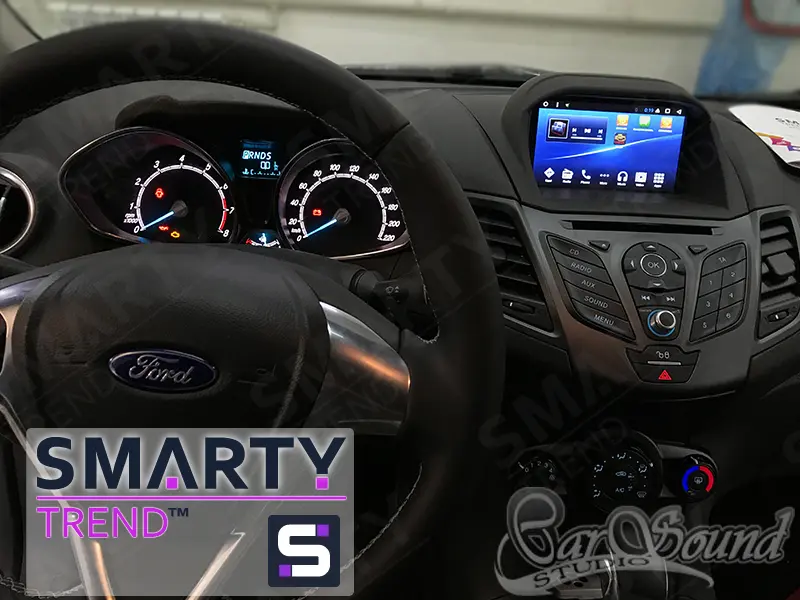 The SMARTY Trend head unit for Ford Fiesta.