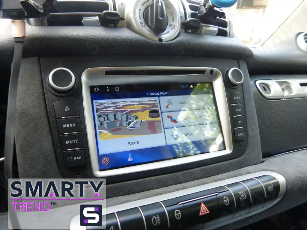 SMARTY Trend head unit for Mercedes Smart