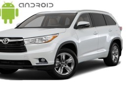 Toyota Highlander XU50 (2013-2019) установленное штатное головное устройство Android