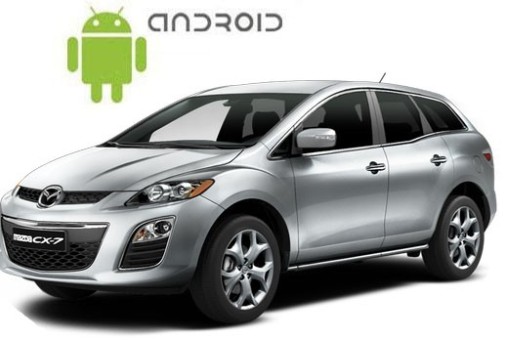 Встановлений штатний головний пристрій Mazda CX-7 (2006-2012) на базі Android