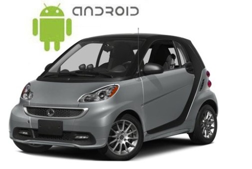 У Smart Fortwo A451/C451 (2012-2015) встановлено головний пристрій на базі Android