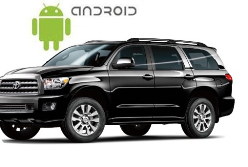 Toyota Sequoia Gen 2 XK60 (2007-2022) встановлений головний пристрій на Android