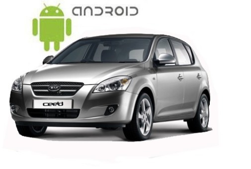 KIA Ceed (2007-2009) встановлений головний пристрій на Android