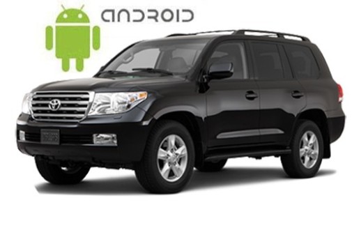 Toyota Land Cruiser 200 (2007-2015) встановлений головний пристрій на Android