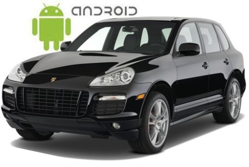 Porsche Cayenne (2008) встановлений головний пристрій на Android