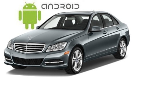 Mercedes-Benz C-Class W204 (2007-2011) встановлений головний пристрій на Android