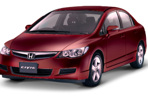 Honda Civic 4D (2005-2012) з встановленим головним пристроєм на Android