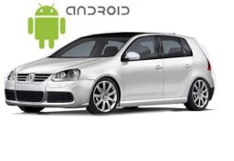 Volkswagen Golf 5 (2003-2009) з встановленим головним пристроєм на Android