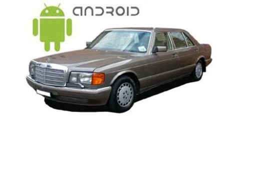 Mercedes-Benz W126 встановив головний пристрій на Android