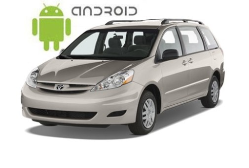 Toyota Sienna Gen 2 XL20 (2003-2010) встановлений головний пристрій на Android