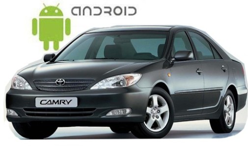 Toyota Camry XV30 (2001-2006) встановлений головний пристрій на Android