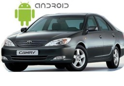 Toyota Camry XV30 (2001-2006) встановлений головний пристрій на Android