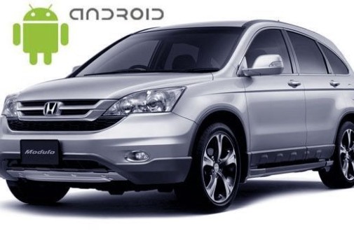 На Honda CR-V (2006-2012) установлено штатное головное устройство Android