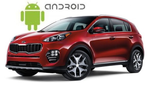 KIA Sportage 4 (2016) установлена магнитола на Андроиде