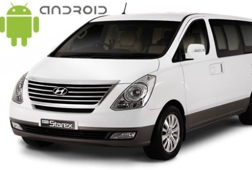 Hyundai H1/Starex 2 Gen (2007-2015) з встановленим штатним головним пристроєм Android