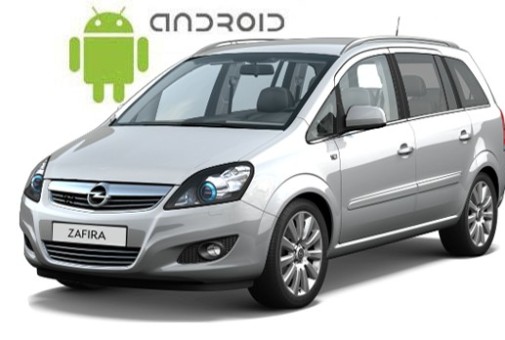 Opel Zafira 2 Gen (2005-2011) встановлений головний пристрій на Android