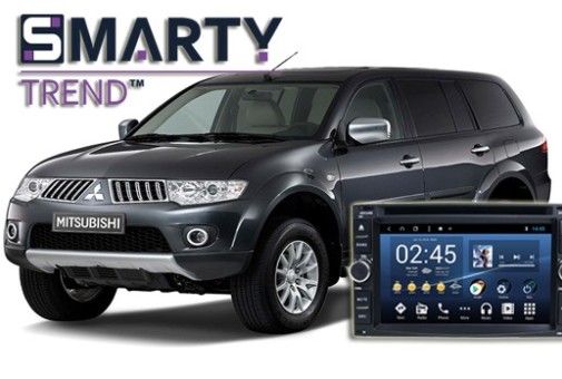 Mitsubishi Pajero Sport (2008-2016) установленное штатное головное устройство Android