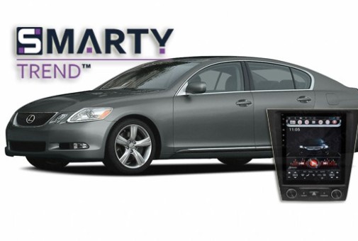 Lexus GS 300/350/430/450H/460 (2005-2011) встановлений головний пристрій на Android