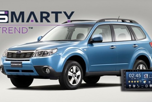 Subaru Forester SH (2008-2012) з встановленим головним пристроєм на Android