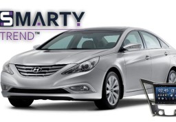 Hyundai Sonata 6 Gen YF (2009-2014) з встановленим головним пристроєм на Android