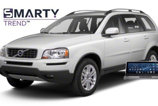 Встановлено головний пристрій Volvo XC90 (2002-2014) з металевою рамкою Android