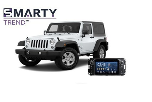 Jeep Wrangler/Unlimited JK FL (2010-2017) встановлений головний пристрій на Android