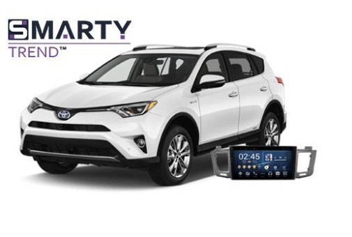 Toyota RAV4 XA50 (2016) установлена магнитола на Андроиде