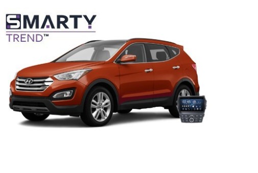 Hyundai Santa Fe (2012-2018) установлена магнитола на Андроиде