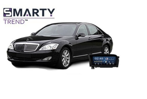 Головное устройство Mercedes-Benz S-Class W221 2005-2013 с установленным Android 10.25