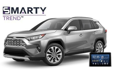 Toyota RAV4 XA50 (2020) установлена магнитола на Андроиде