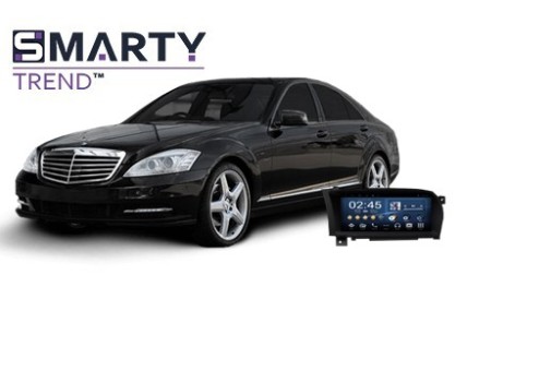 Mercedes-Benz S-Class W221 (2005-2013) установленное штатное головное устройство Android